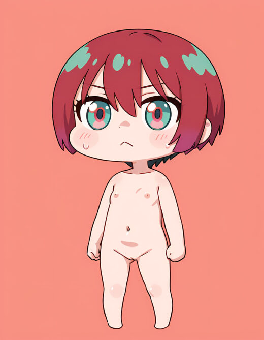 Chibi Amate Yuzuriha Machu Naked