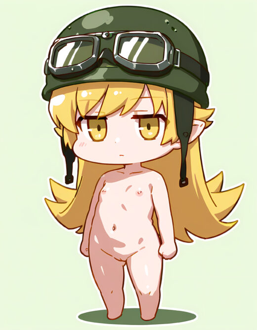 Chibi Oshino Shinobu Naked