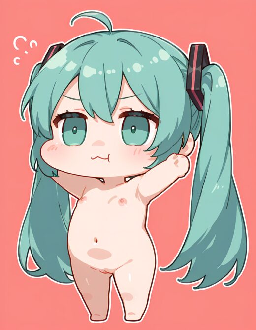 Chibi Hatsune Miku Naked