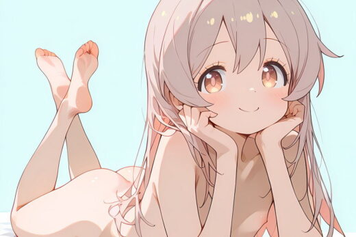 Oyama Mahiro Resting naked nipple