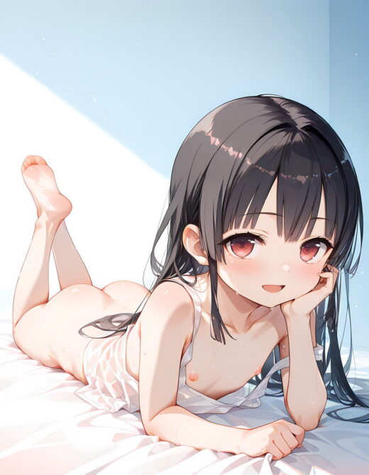 Hachiroku smiling softly nipples breast pussy butt