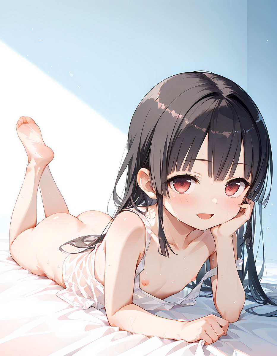 Hachiroku smiling softly nipples breast pussy butt